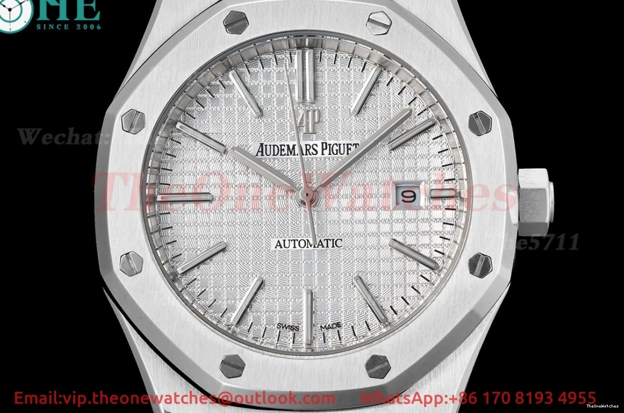 41mm Royal Oak 15400 GDF White SS MY8215 Dial SS 1231